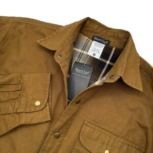 Rivers End Trading Co Mens Size Small Barn Coat‎ Shirt Jacket Flannel Lined NWT